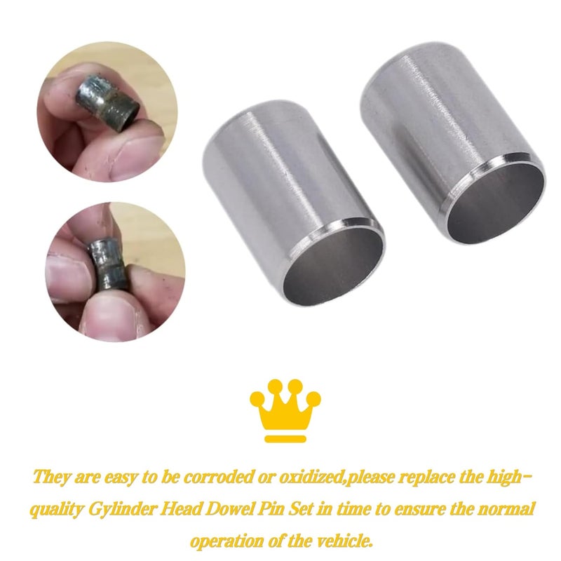 PMFCA 94301-14200 2pcs Cylinder Head Dowel Pin Set M14X20 D16 B16 B17 B18 for Honda Acura - Image 3